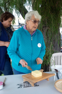 Butter Making with Society member volunteer Delys Forrest