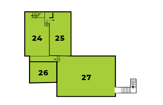 Upper Floor Plan of the Butter Factory